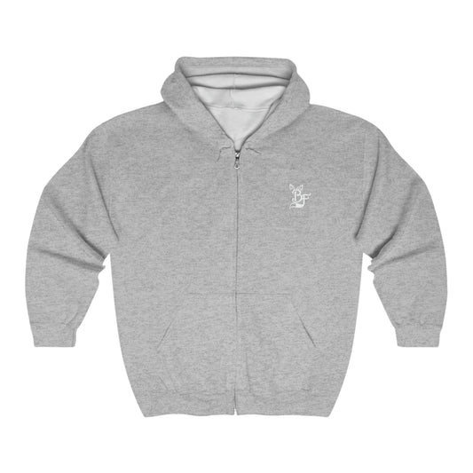 Full Zip Hooded Sweatshirt (4Colors)