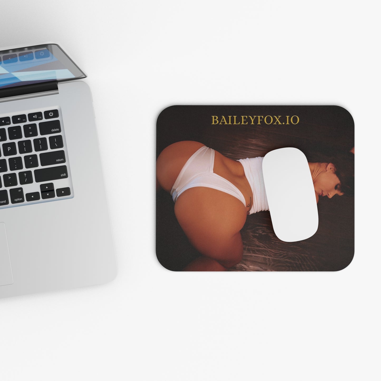 Bailey Fox Butt Mouse Pad (Rectangle)