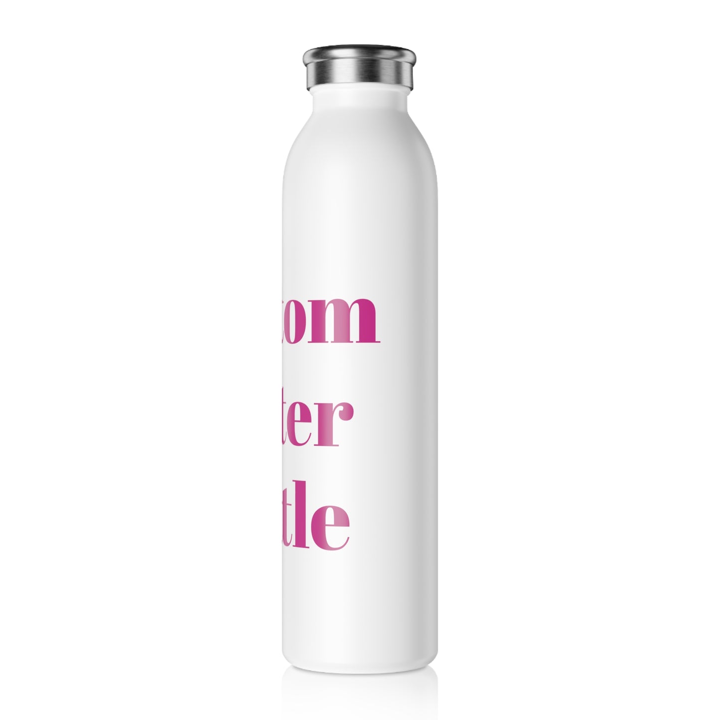 custom water bottle (white)