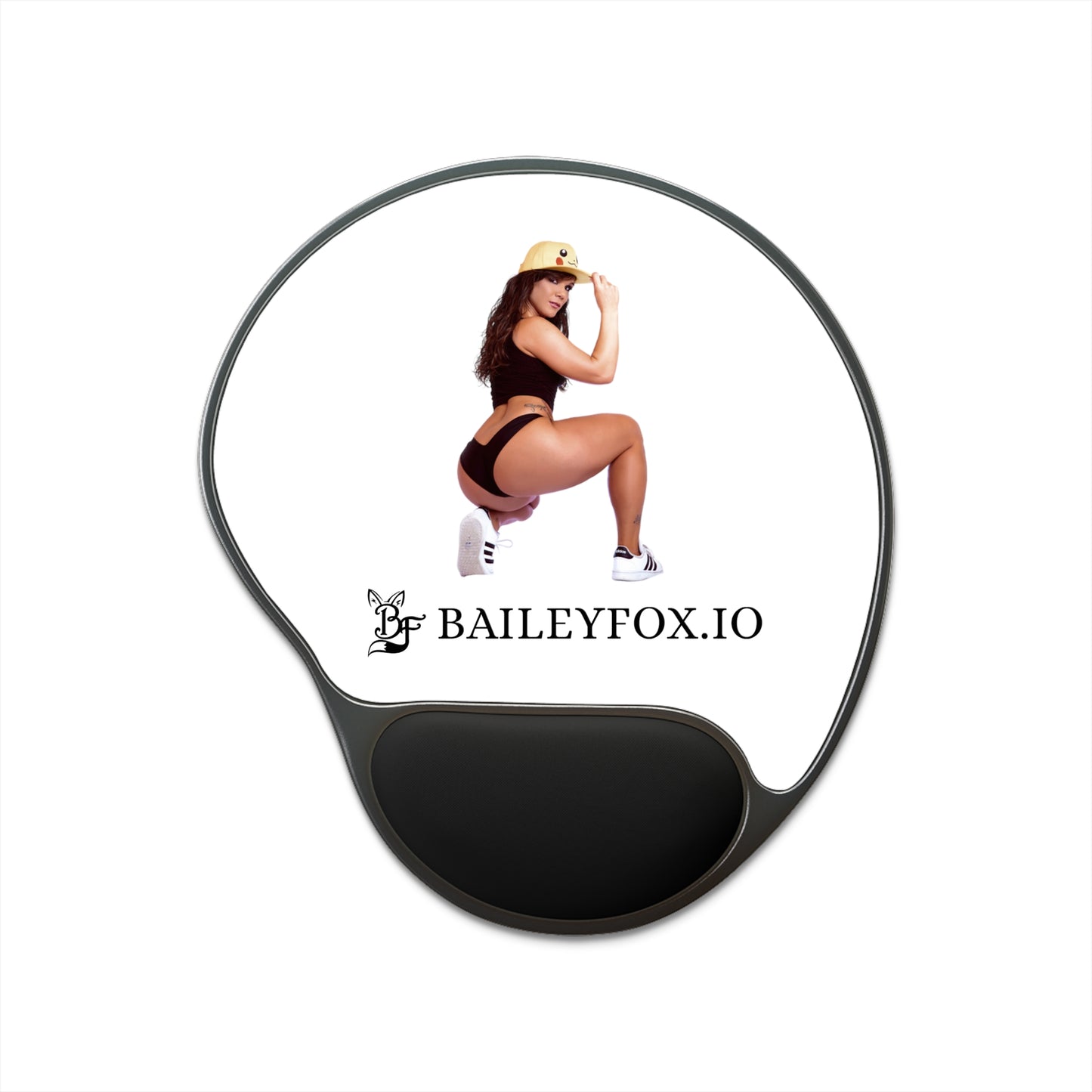 Bailey Fox Mouse Pad With Wrist Rest