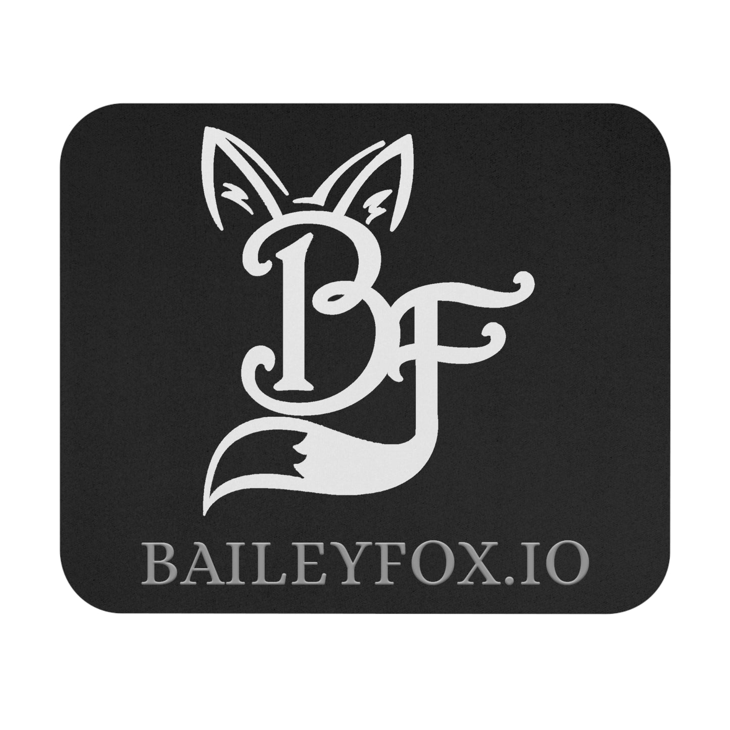 BF Logo Black Mouse Pad (Rectangle)